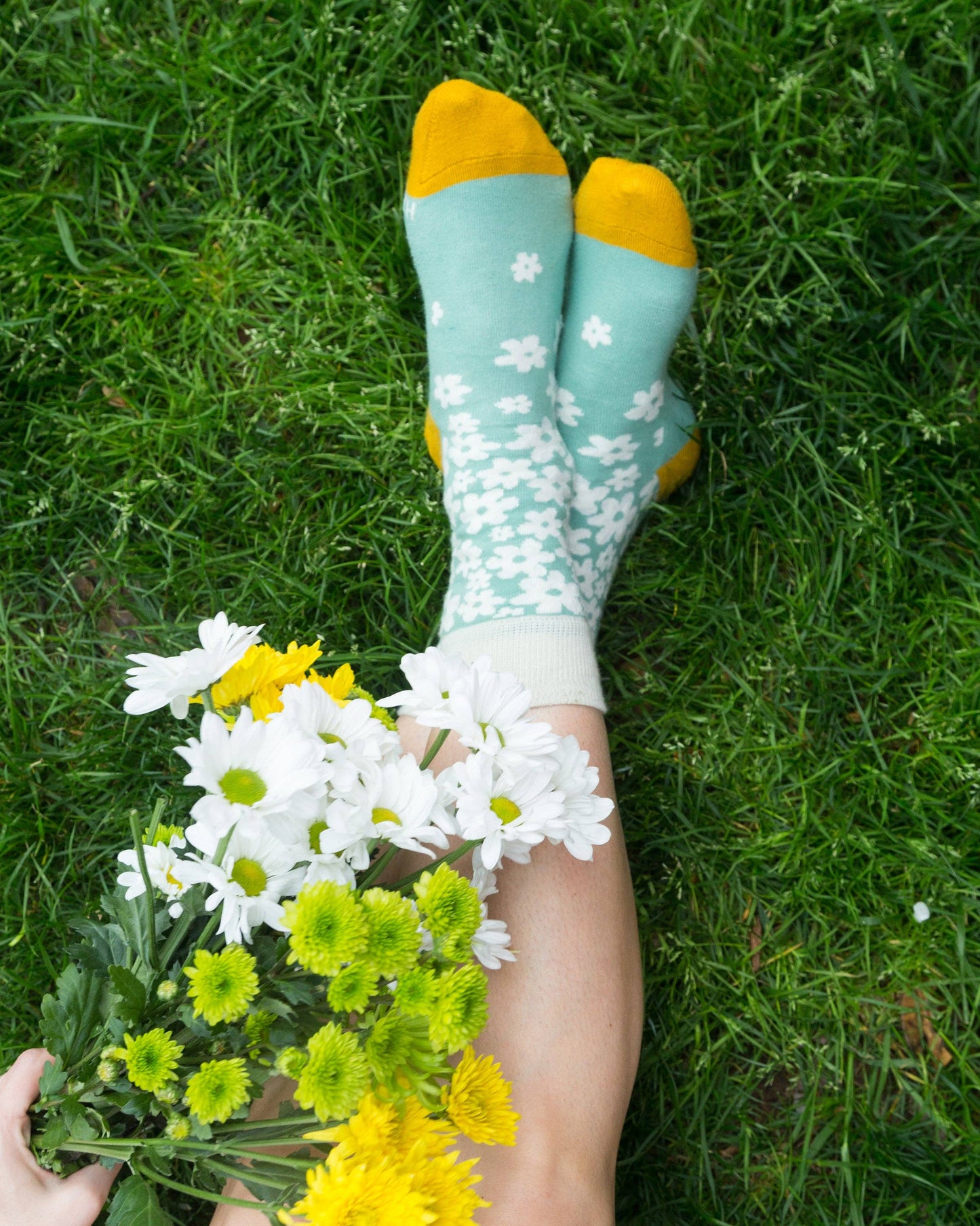 Flower Power Men's + Women's Organic Socks