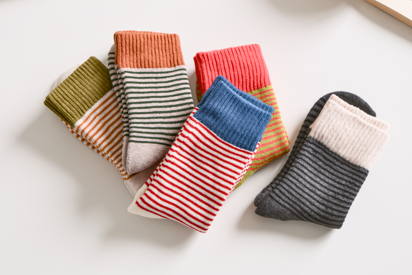 Striped Cotton Socks