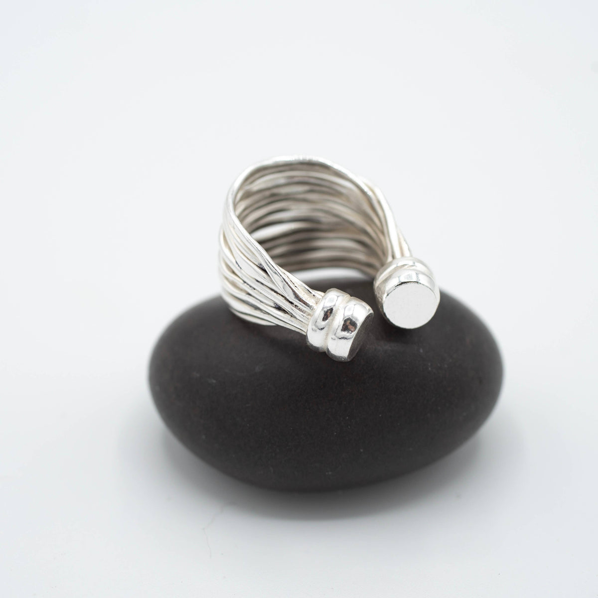 Sterling Silver Plated Bramble Ring