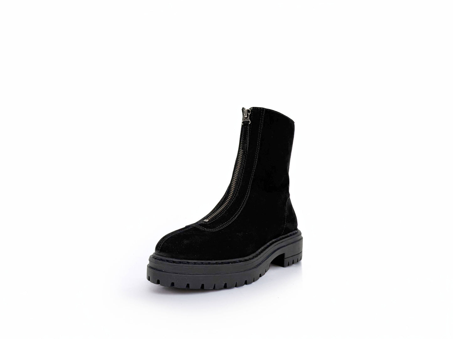 Zorro Front Zip Holiday Lugsole Bootie