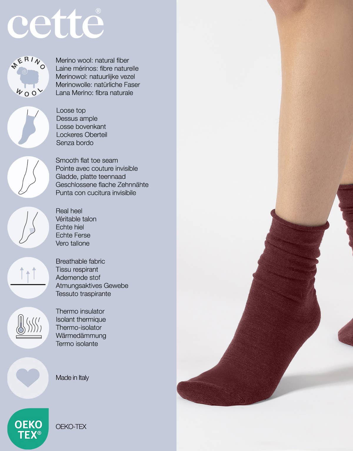 Merino Wool Socks Women Socks Super Soft Cosy Socks  Gift