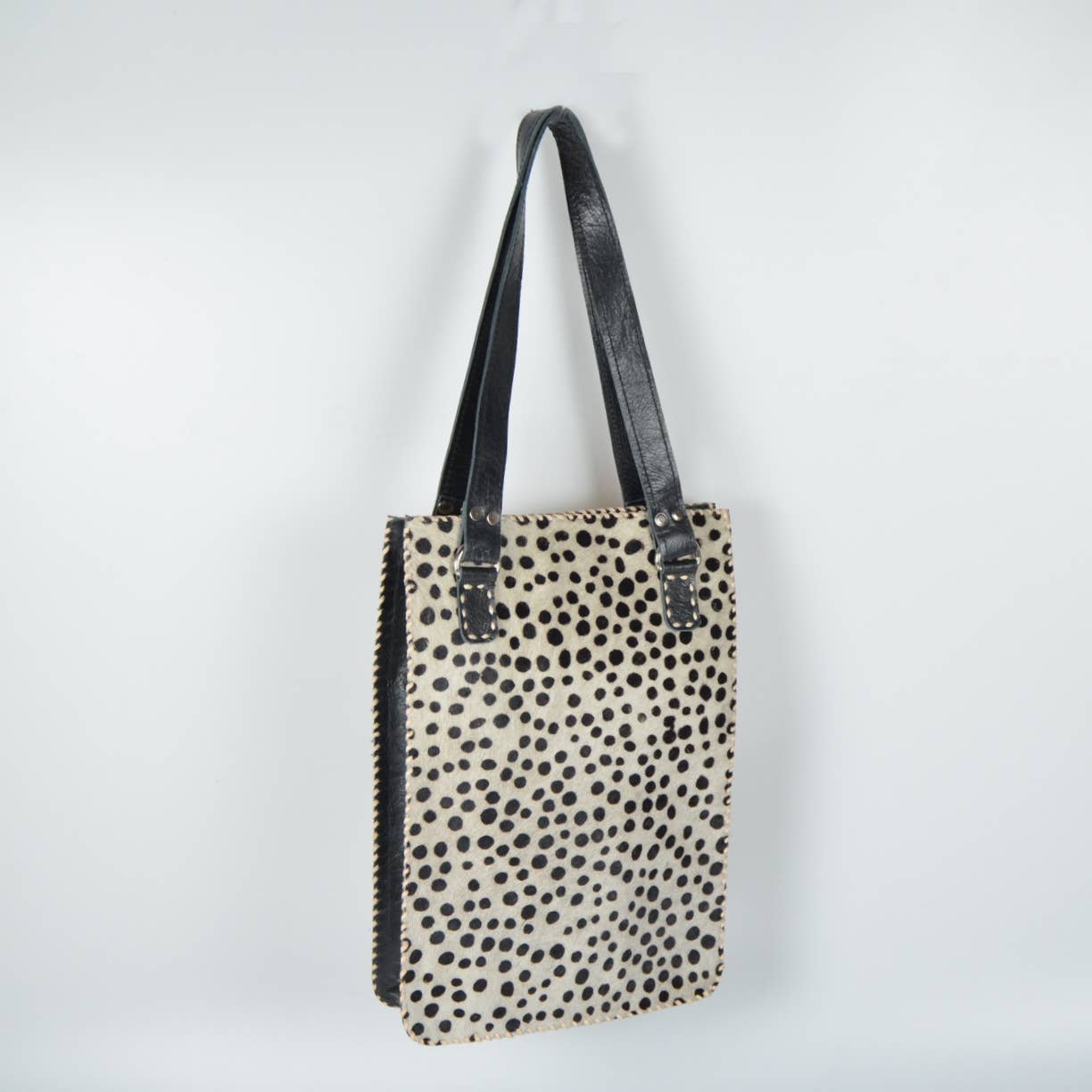 Katrina Small Tote -Printed Hairon Leather