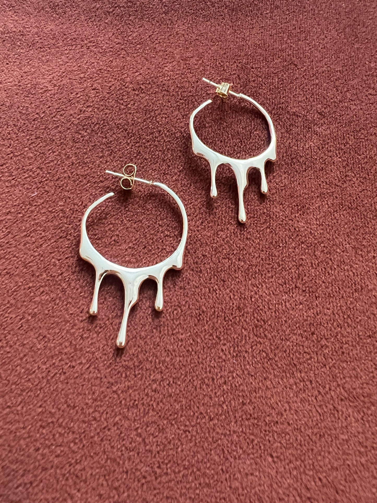 Drip Earrings with Stainless Steel Stud