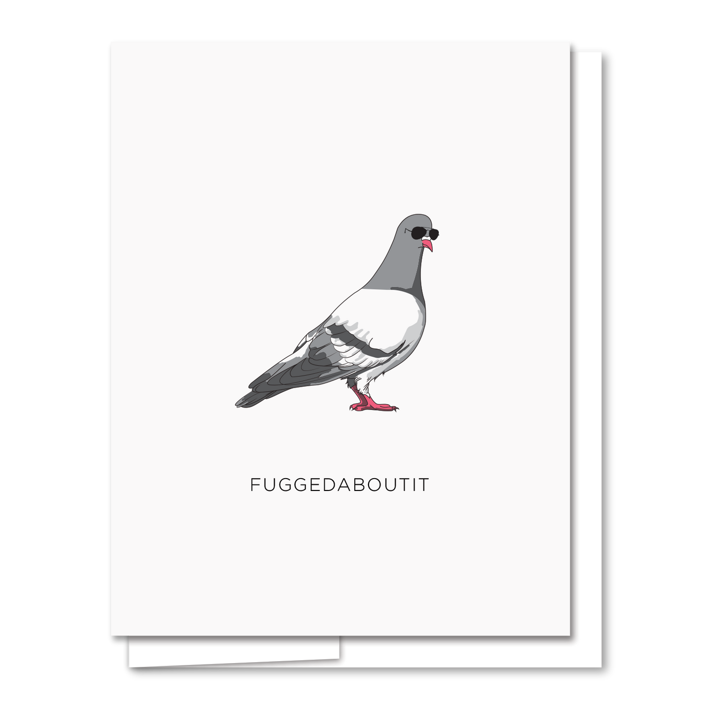 Pigeon - Letterpress Funny Everyday Card