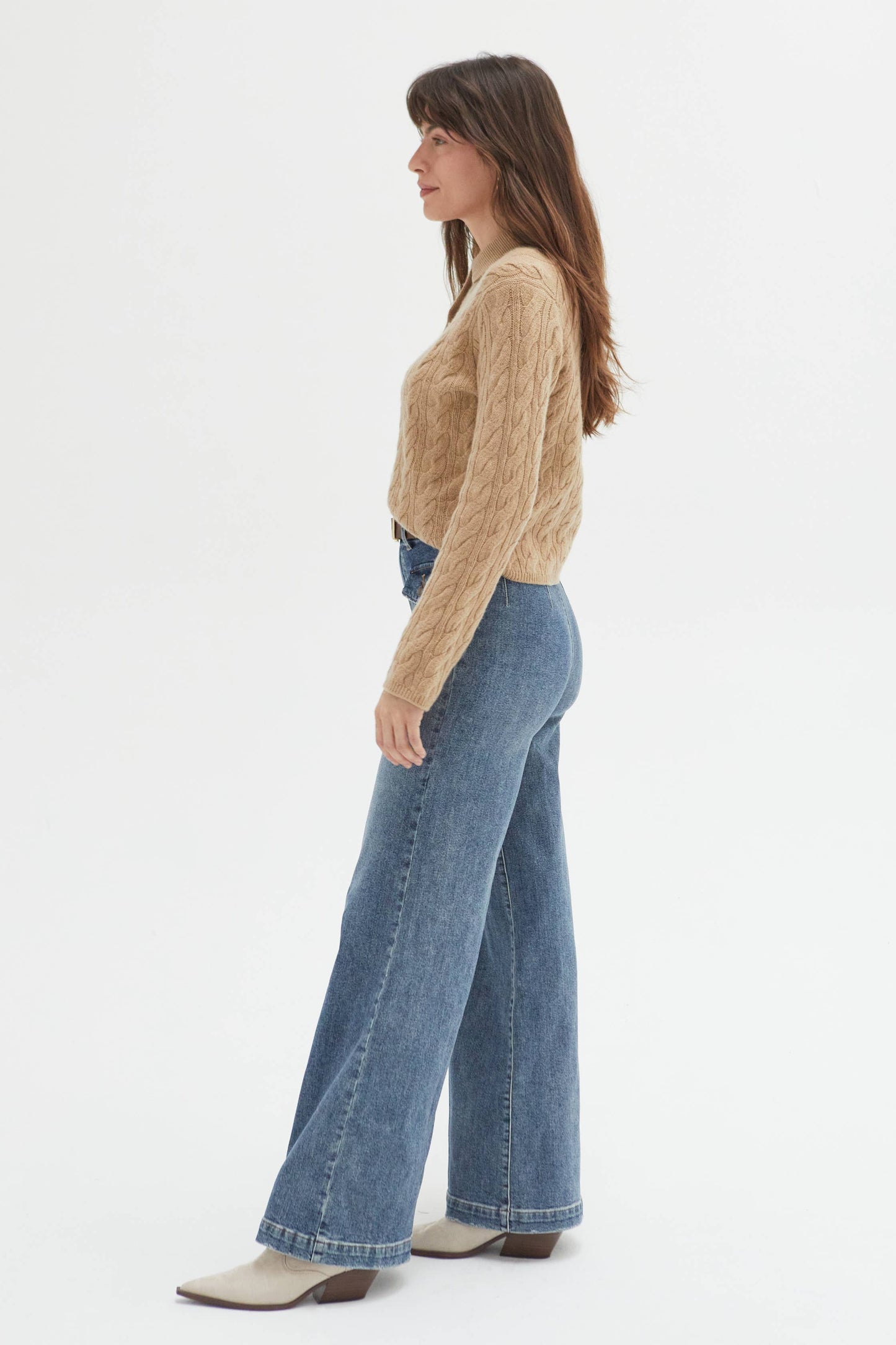 Campell High Rise Jean, Traditional Vintage Worn