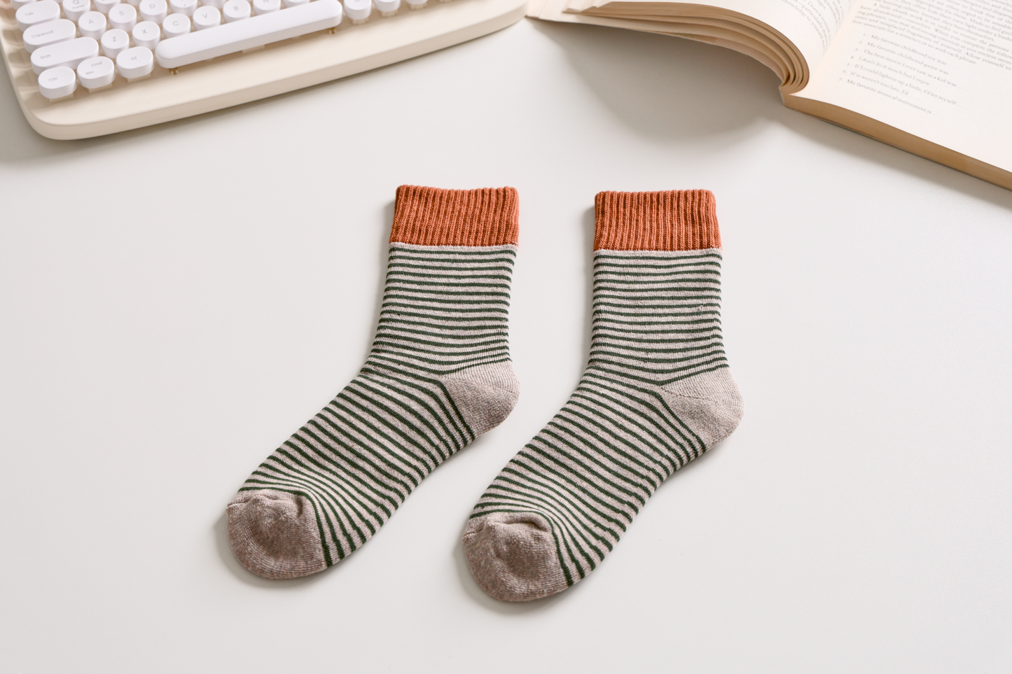 Striped Cotton Socks