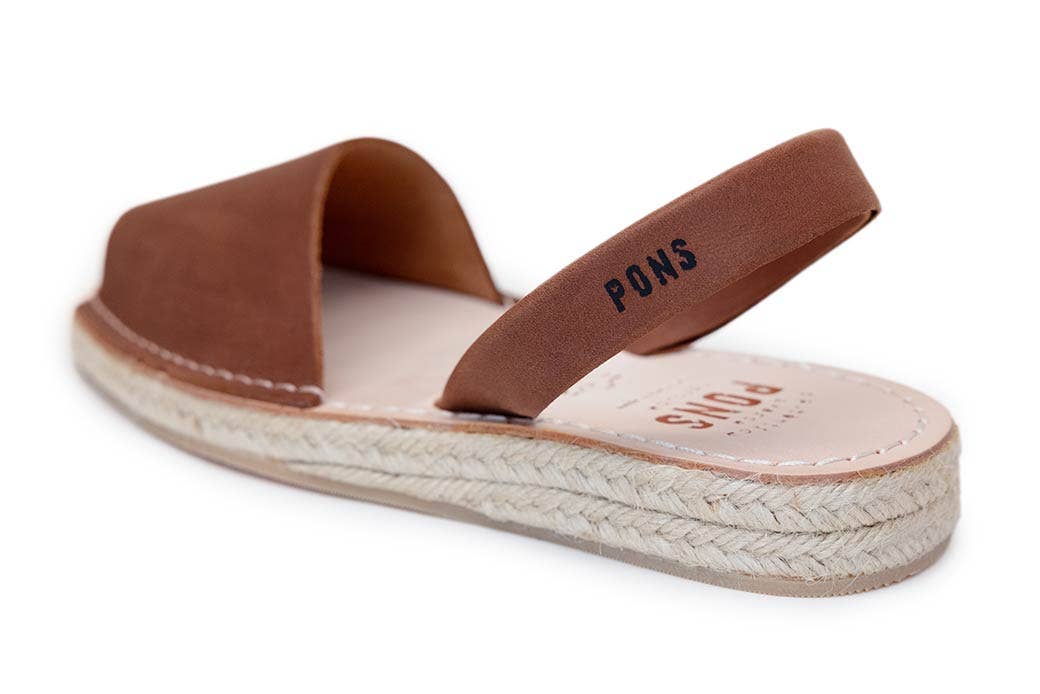 Pons Classic Espadrille Brown