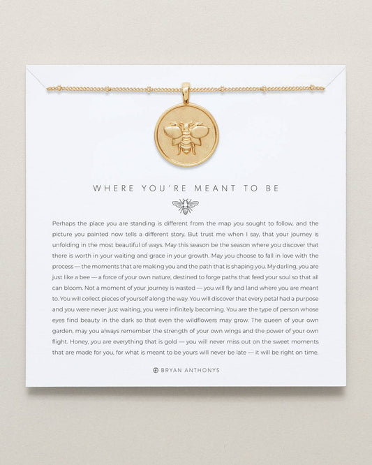 Where You're Meant to Be Necklace