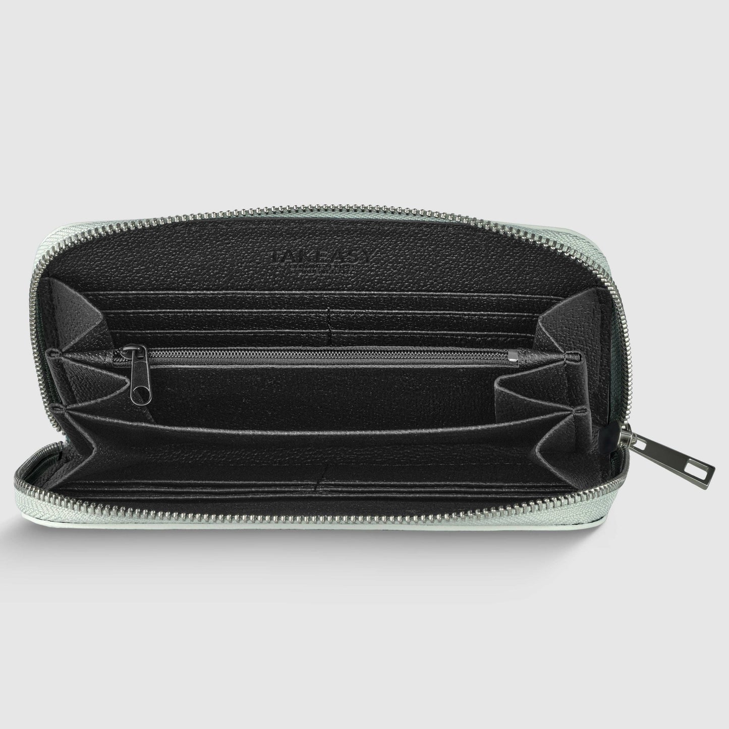 Italian Genuine Metallic Calf Leather Wallet 651088