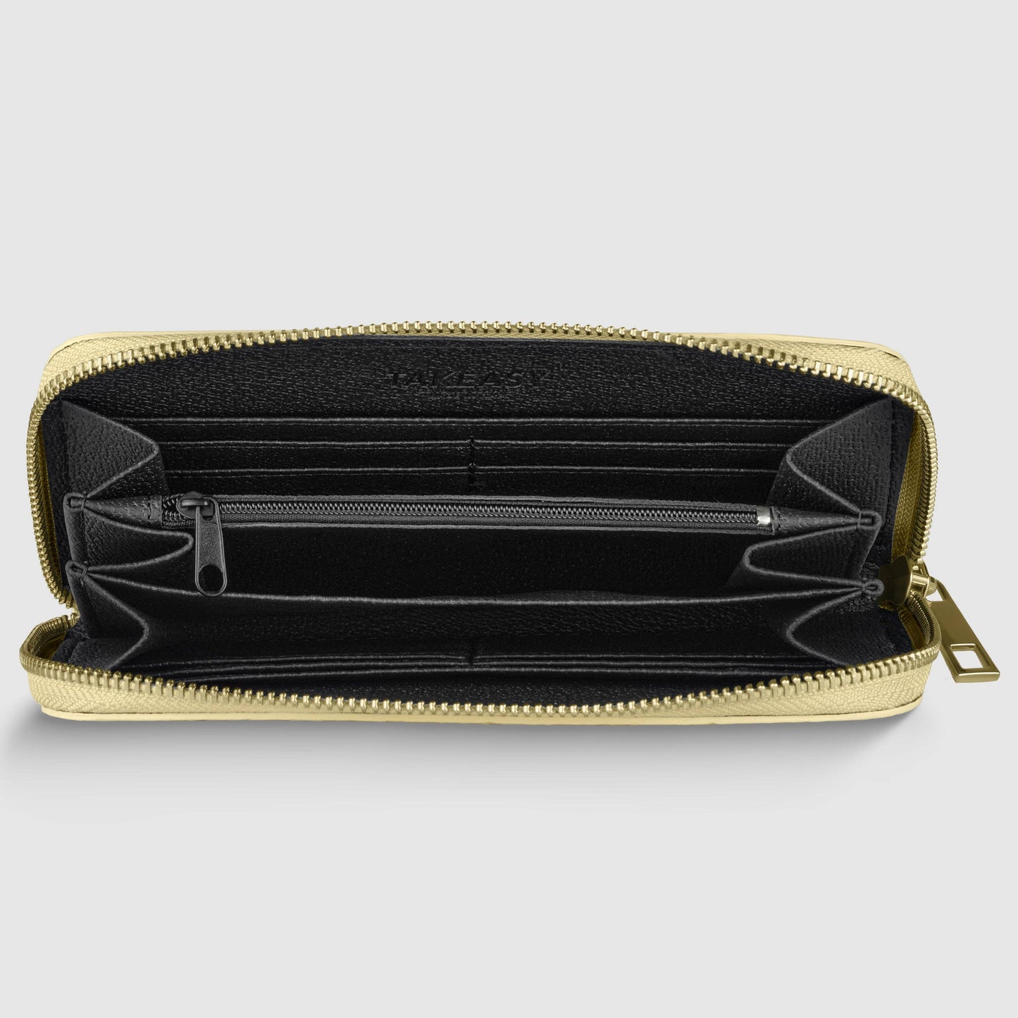 Italian Genuine Weave Metallic Suede Wallet 651088