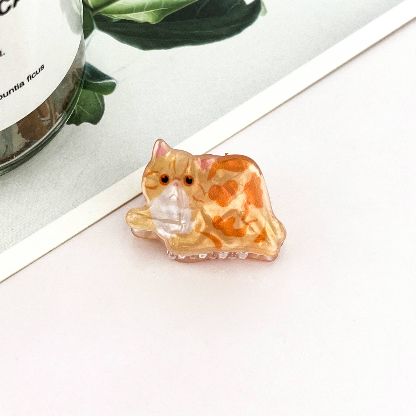 Mini Cute Kitten Hair Claw Clip
