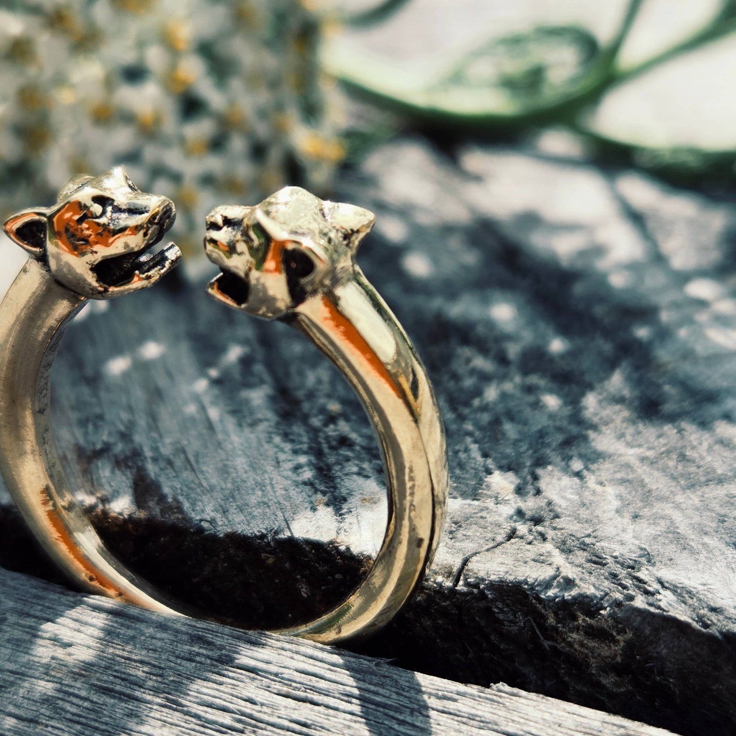 Brass Tiger Ring Adjustable