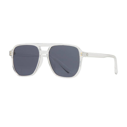 Pedro - Crystal Clear / Smoke Polarized Lens