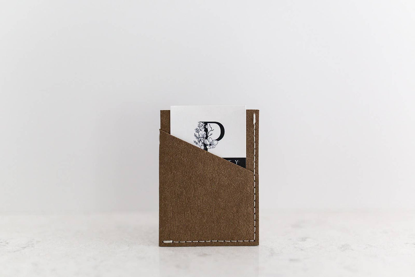 Washable Paper Essential Card Holder: Blush