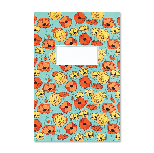 Poppies Journal - Pocket Note Book