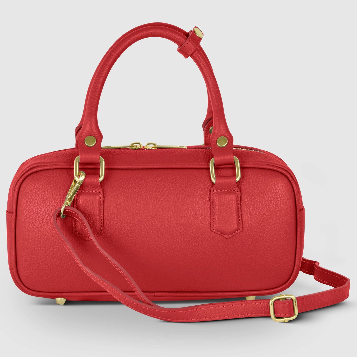 Italian Genuine Calf Leather Top-Handle Bag