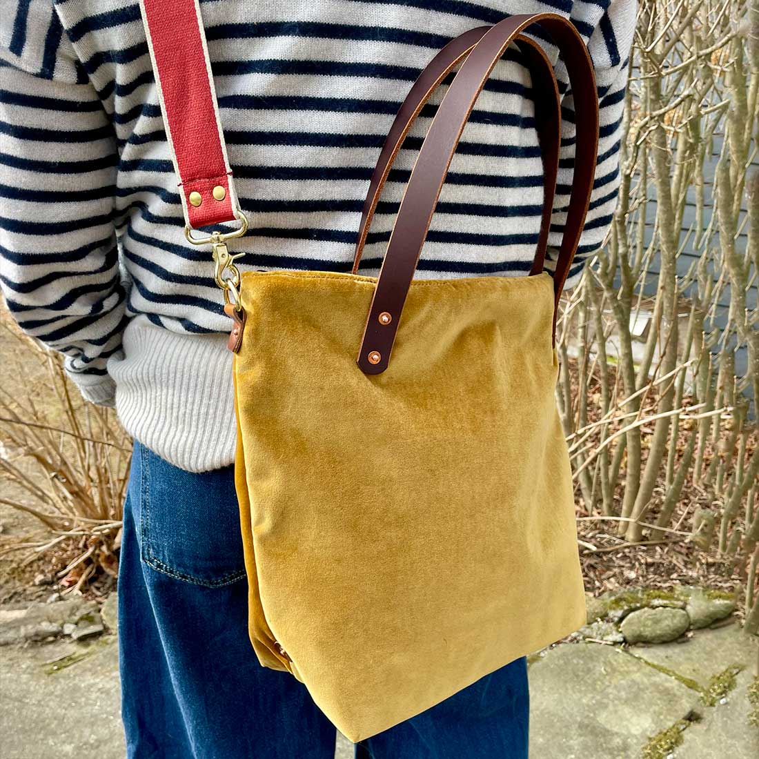 Velvet Nomad Tote- Golden