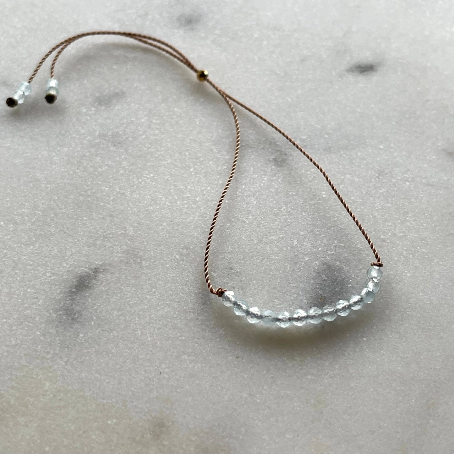 Aquamarine Bracelet- Courage