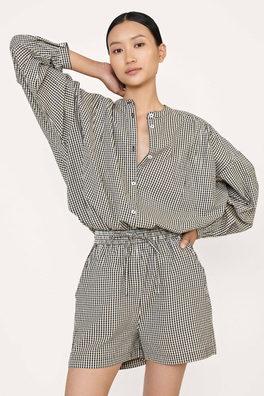 Drawstring Short - Gingham