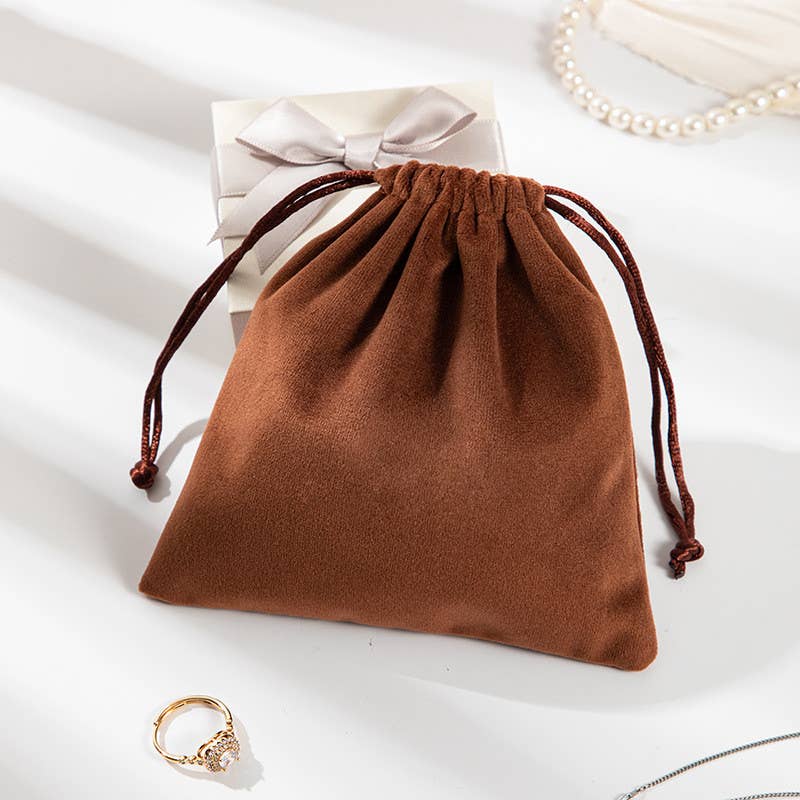 50 pcs Silky Velvet Pouch 2.75" x 3.5" Super Soft Gift Bag