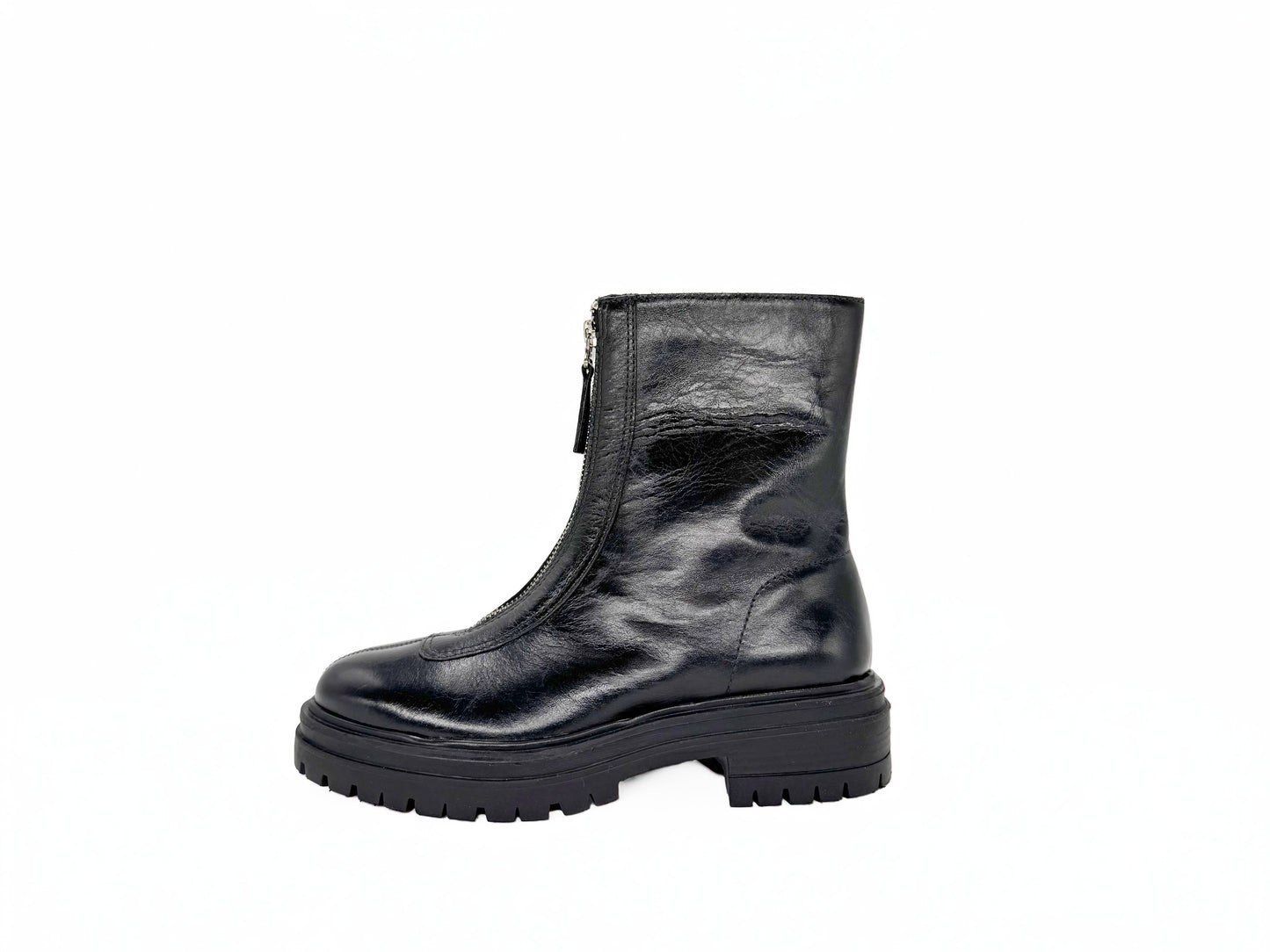 Zorro Front Zip Holiday Lugsole Bootie