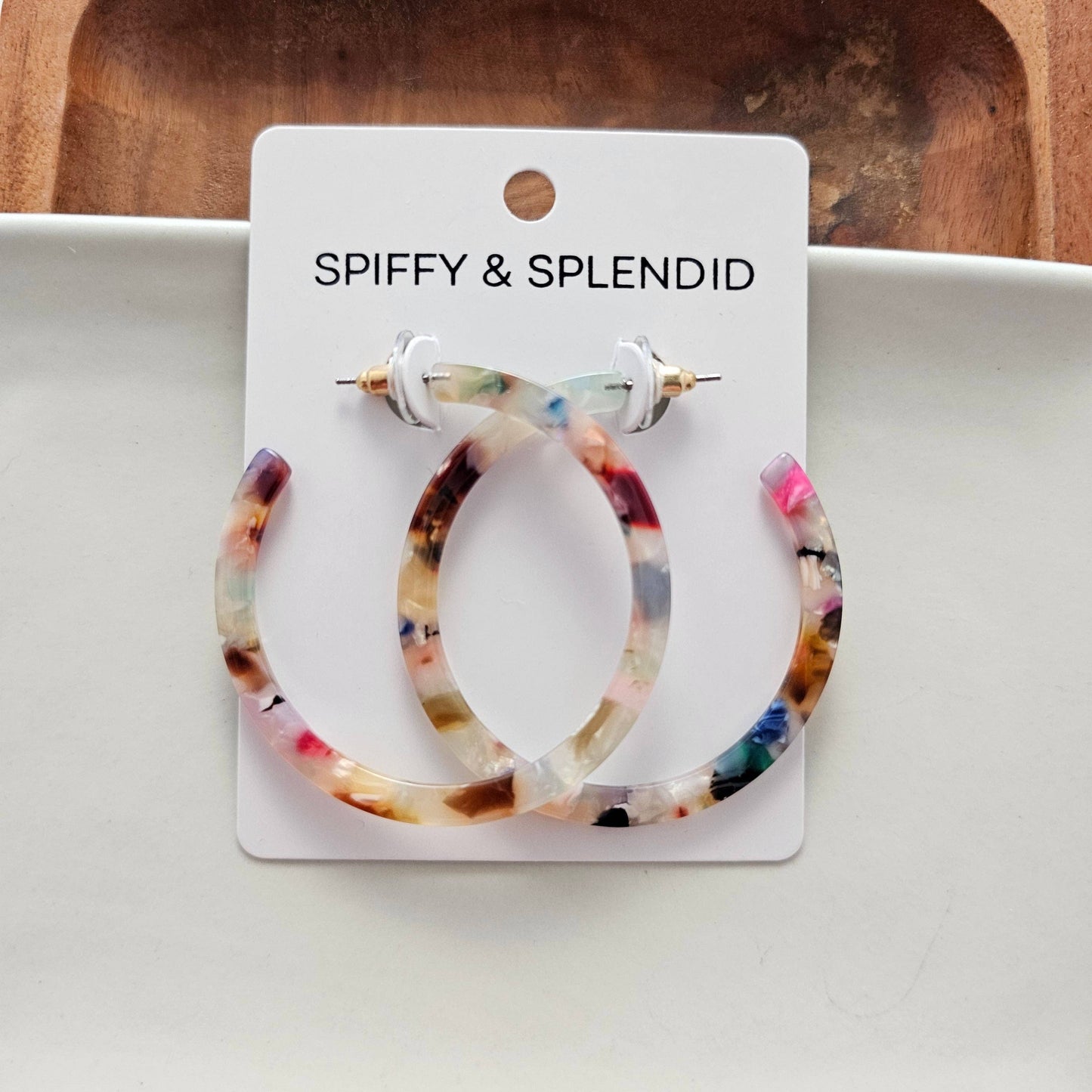 Cameron Hoops - Multicolor // Gift, Earrings, Jewelry, Fall