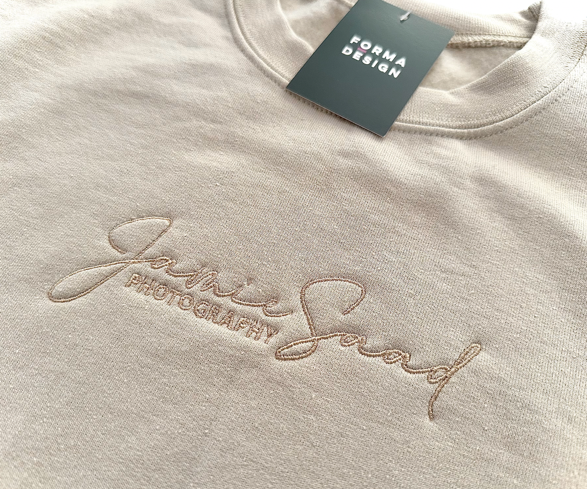 Custom Embroidered Sweatshirt - Unisex Personalised