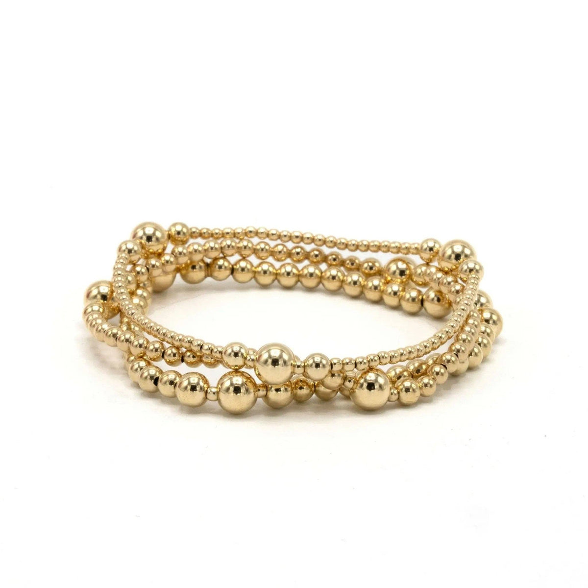 Nantucket 2x6 14K Gold Filled Beaded Bracelet
