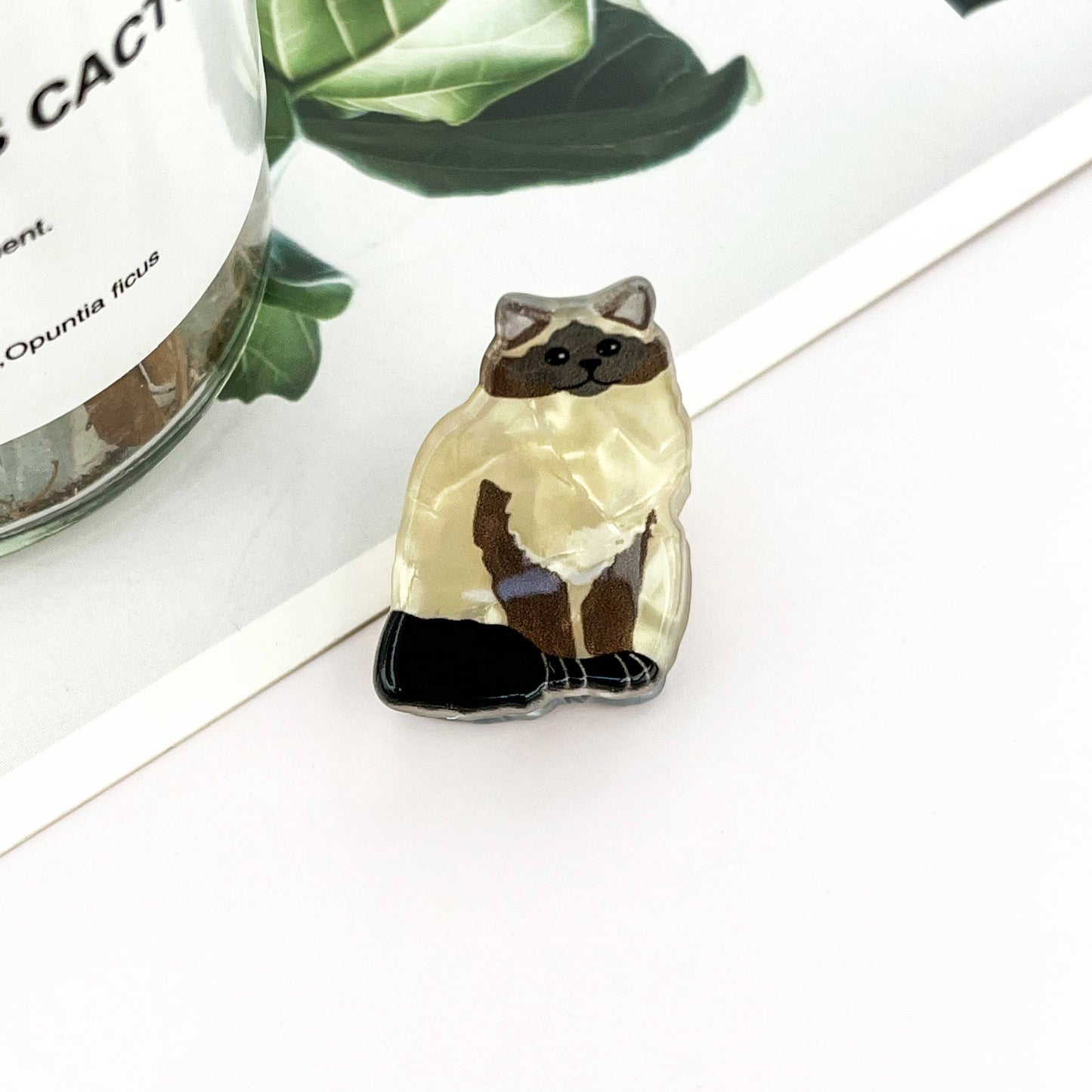 Mini Cute Kitten Hair Claw Clip