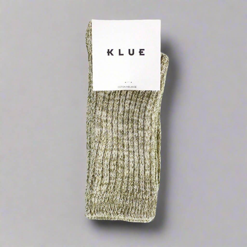 KLUE Cotton pattern socks | Green