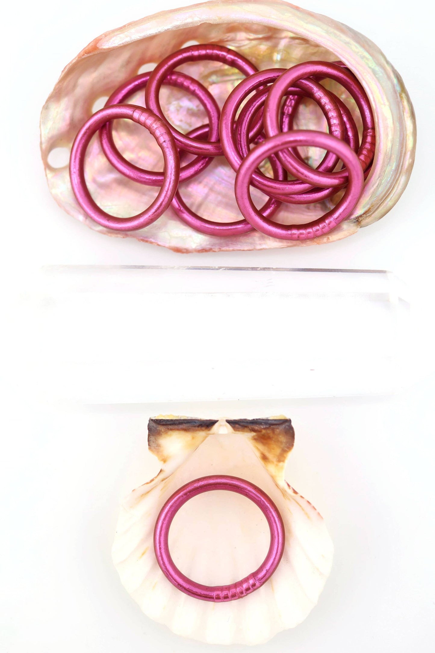 Buddhist Ring Thai Temple Rings, Colorful Kumlai (4 sizes)