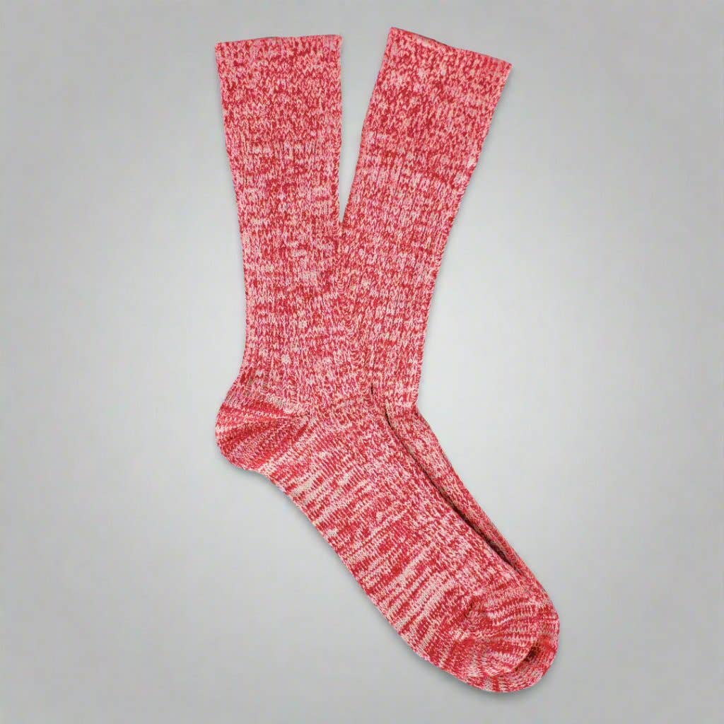 KLUE Cotton pattern socks | Red