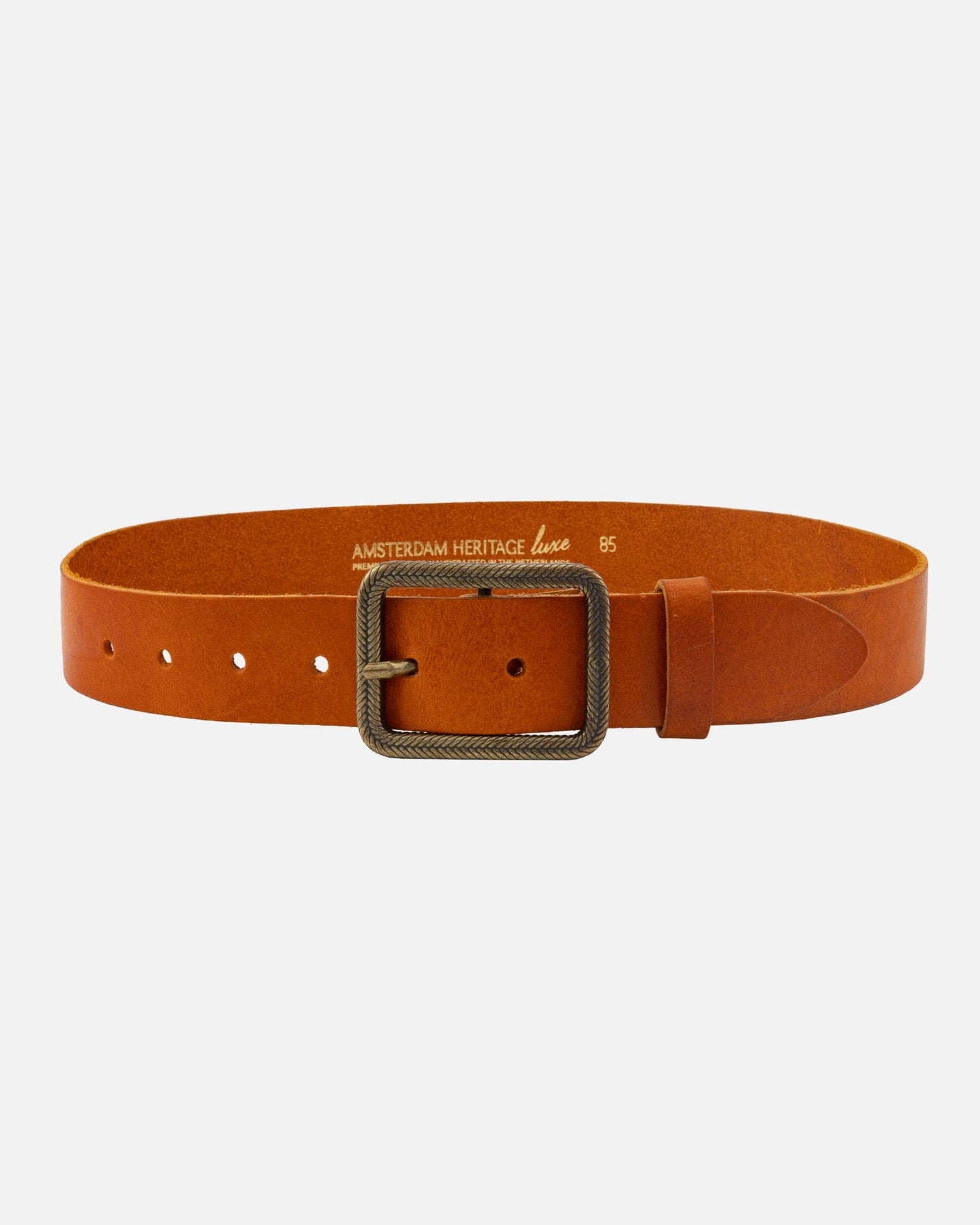 Hedy | Vintage Gold Buckle Leather Belt