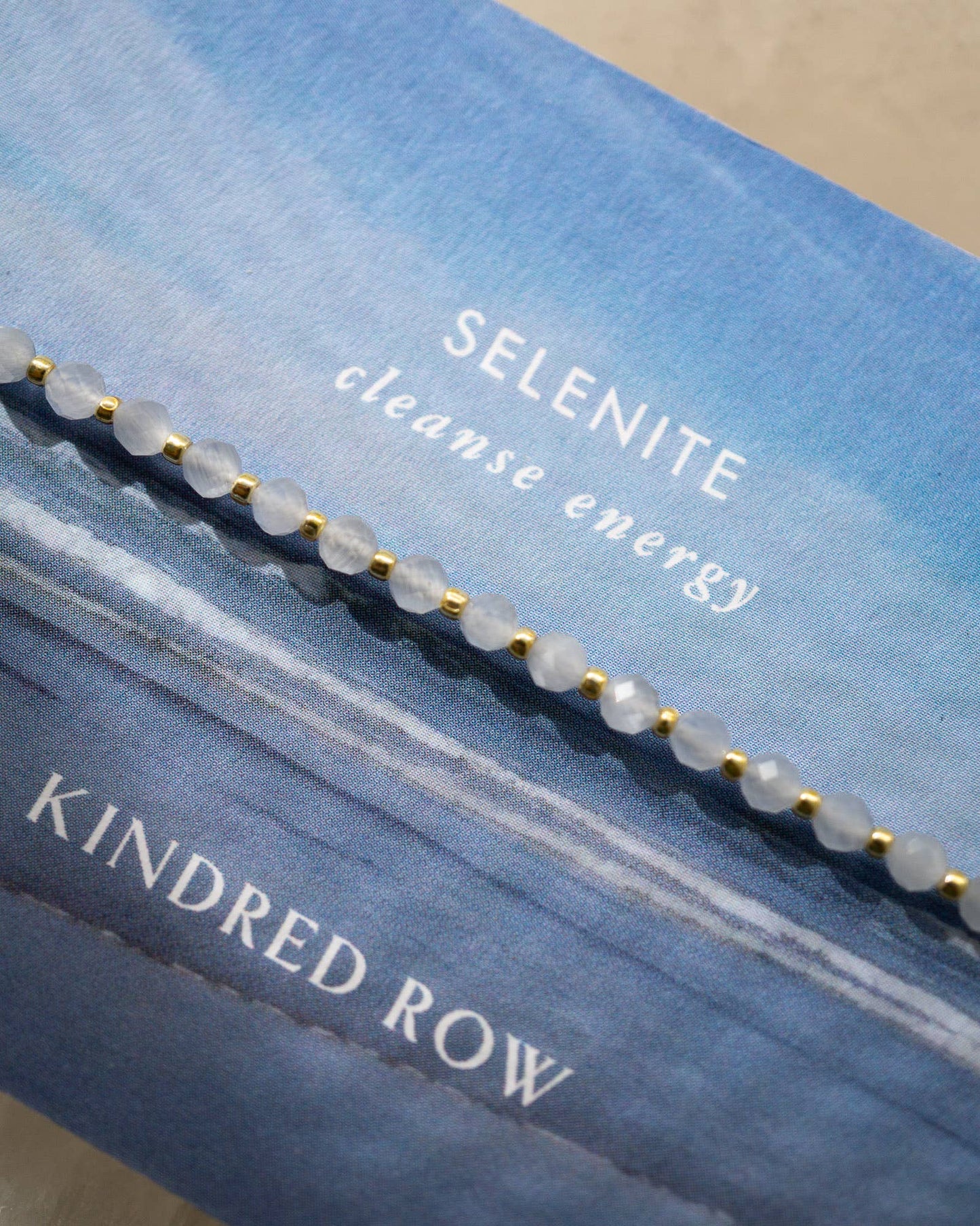 Selenite Healing Gemstone Stacking Bracelet