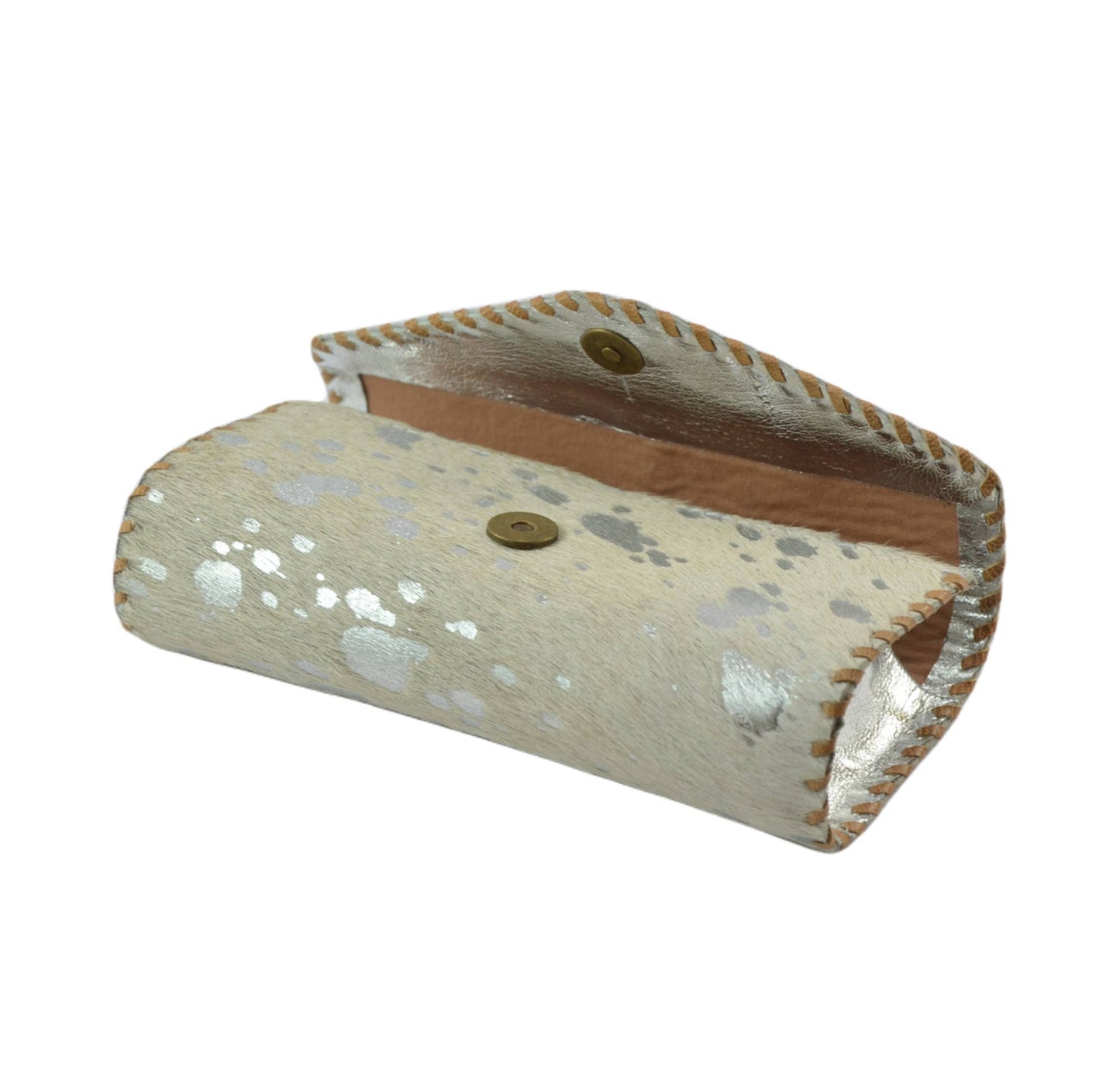 Mila Eye Glass Case Cowhide Hairon Leather