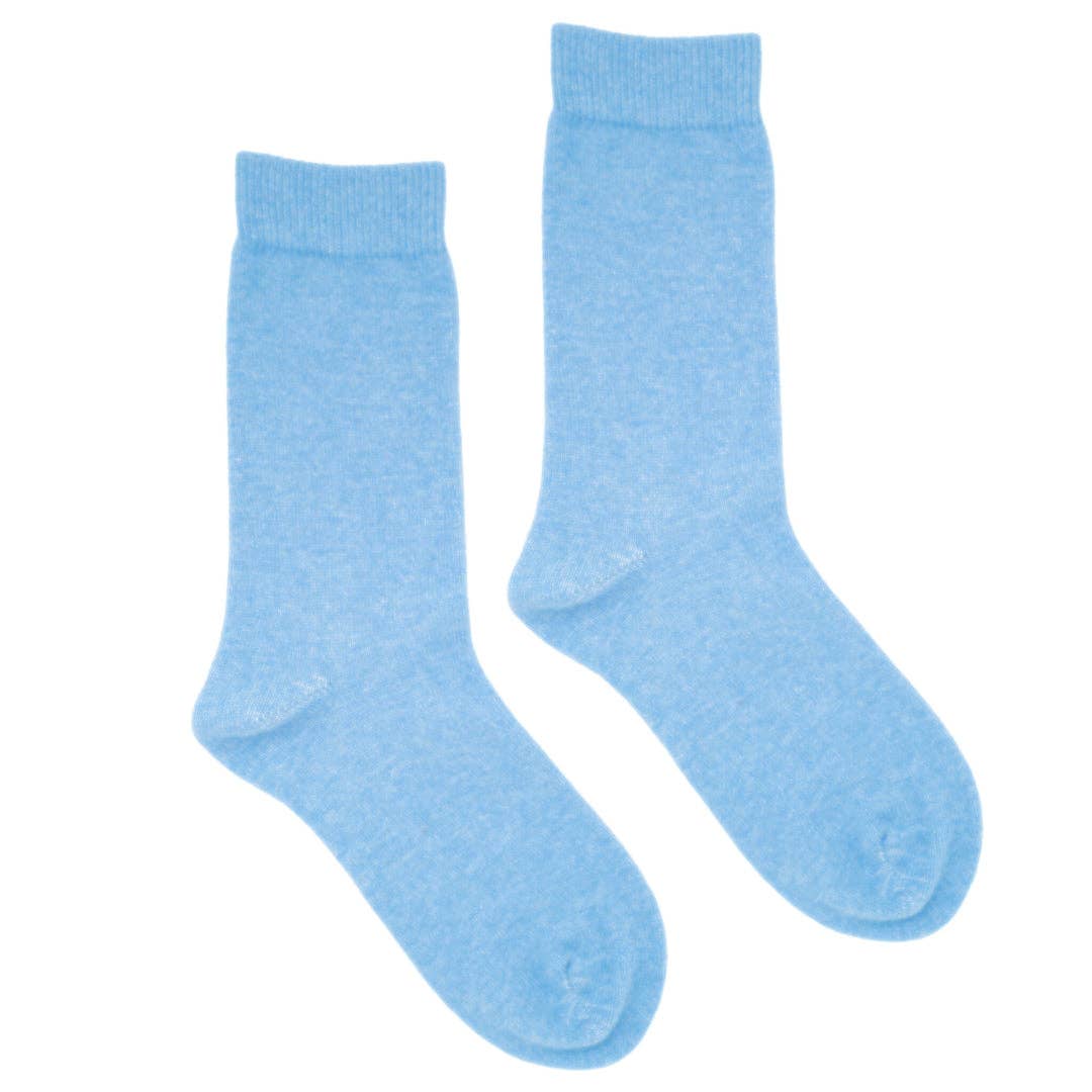 KLUE Merino Wool socks plain | Sky Blue