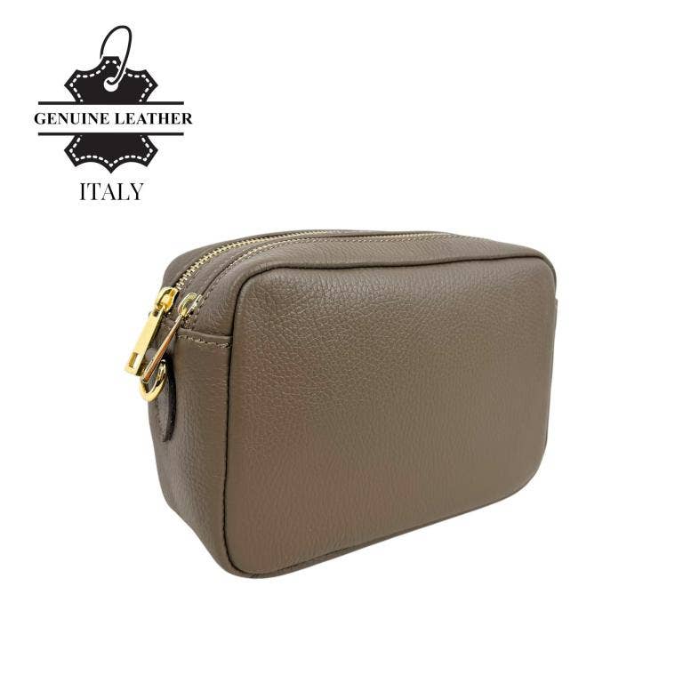 Grain Leather Shoulder Bag