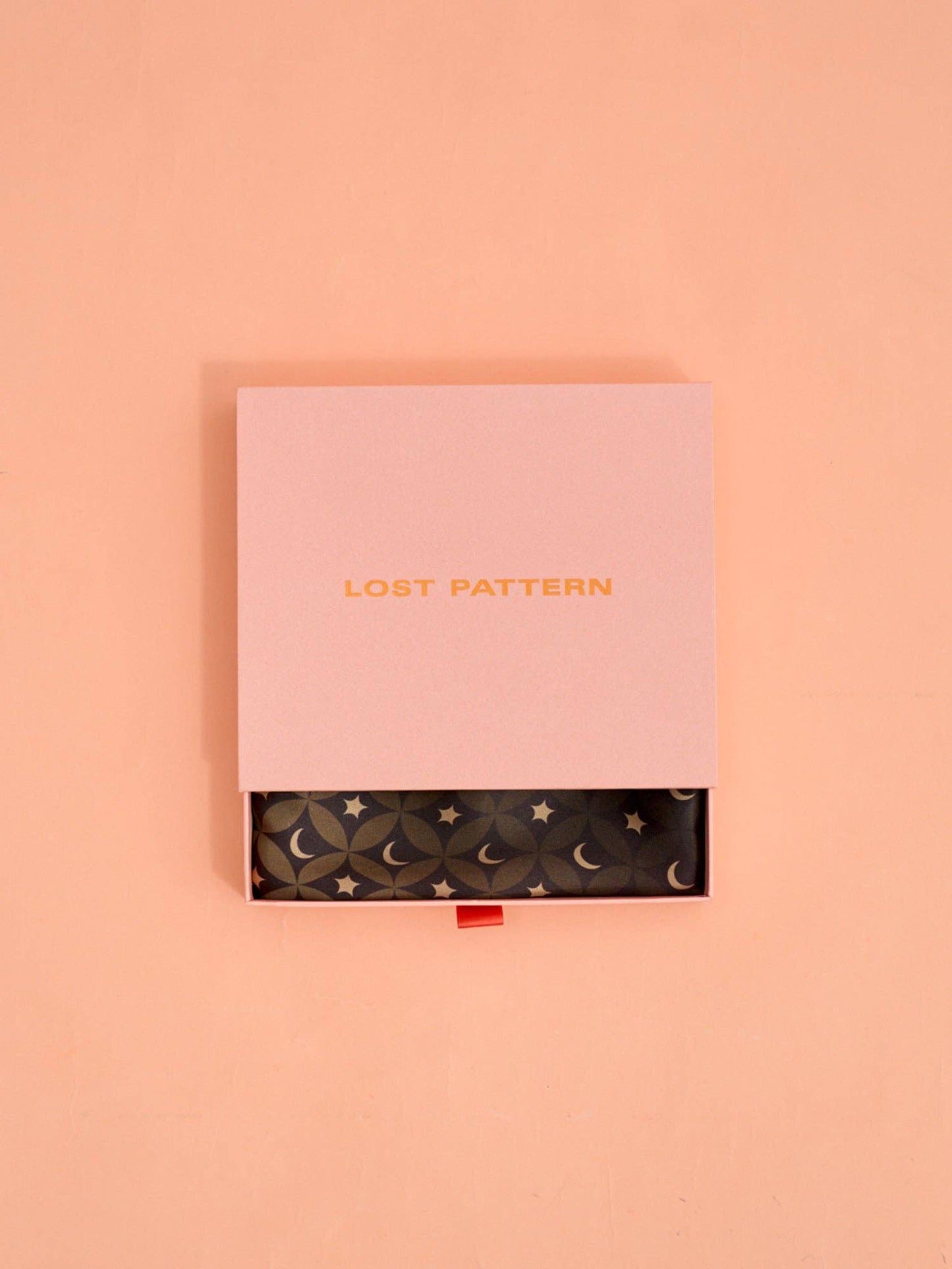 "Moonlit Stars" Silk Bandana Scarf - Black