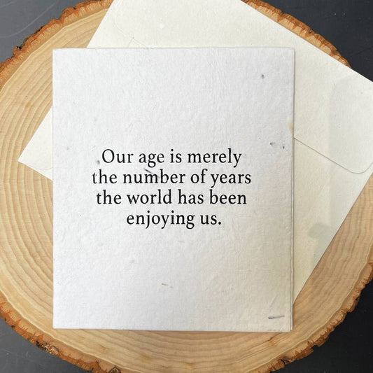 Age Is Merely The Number