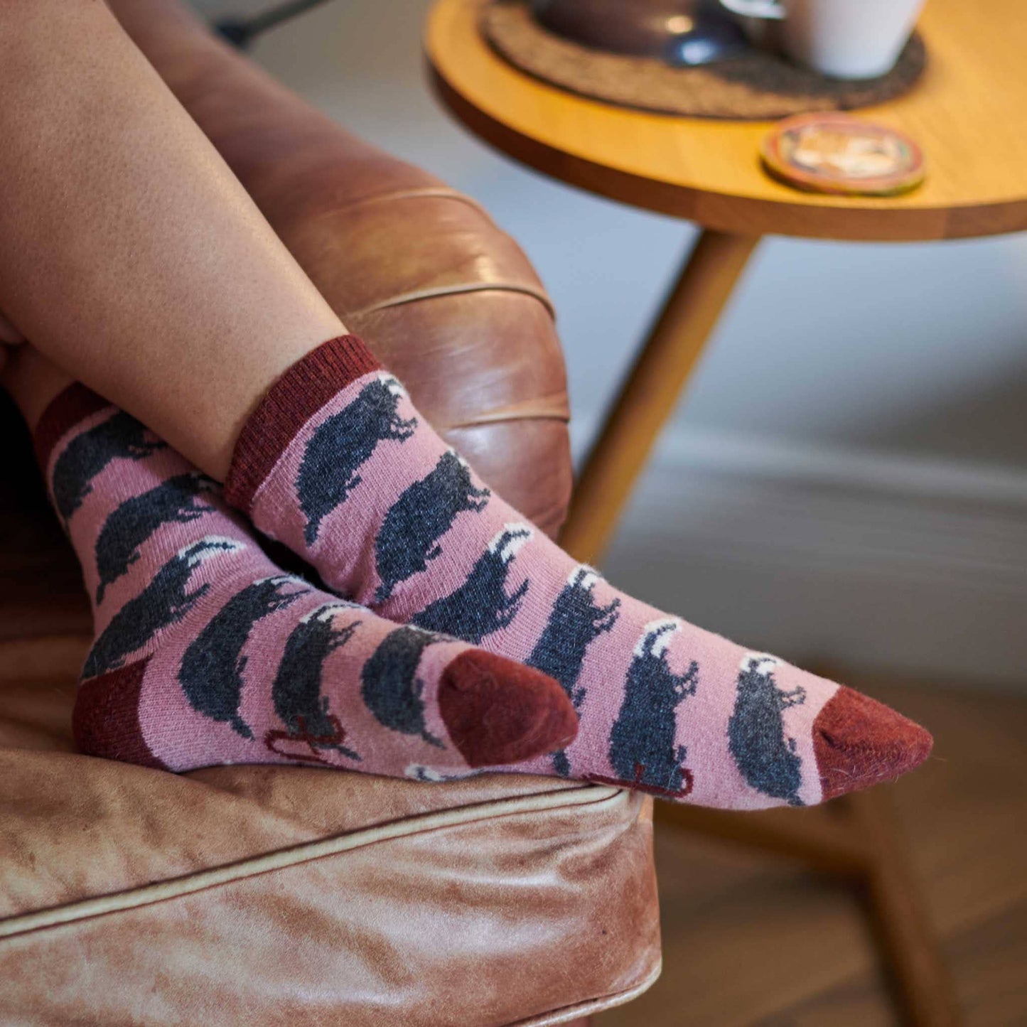 Lambswool Crew Socks