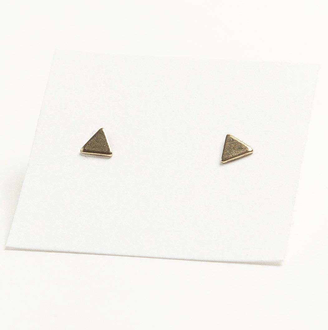 Tiny Triangle Studs - #TD2