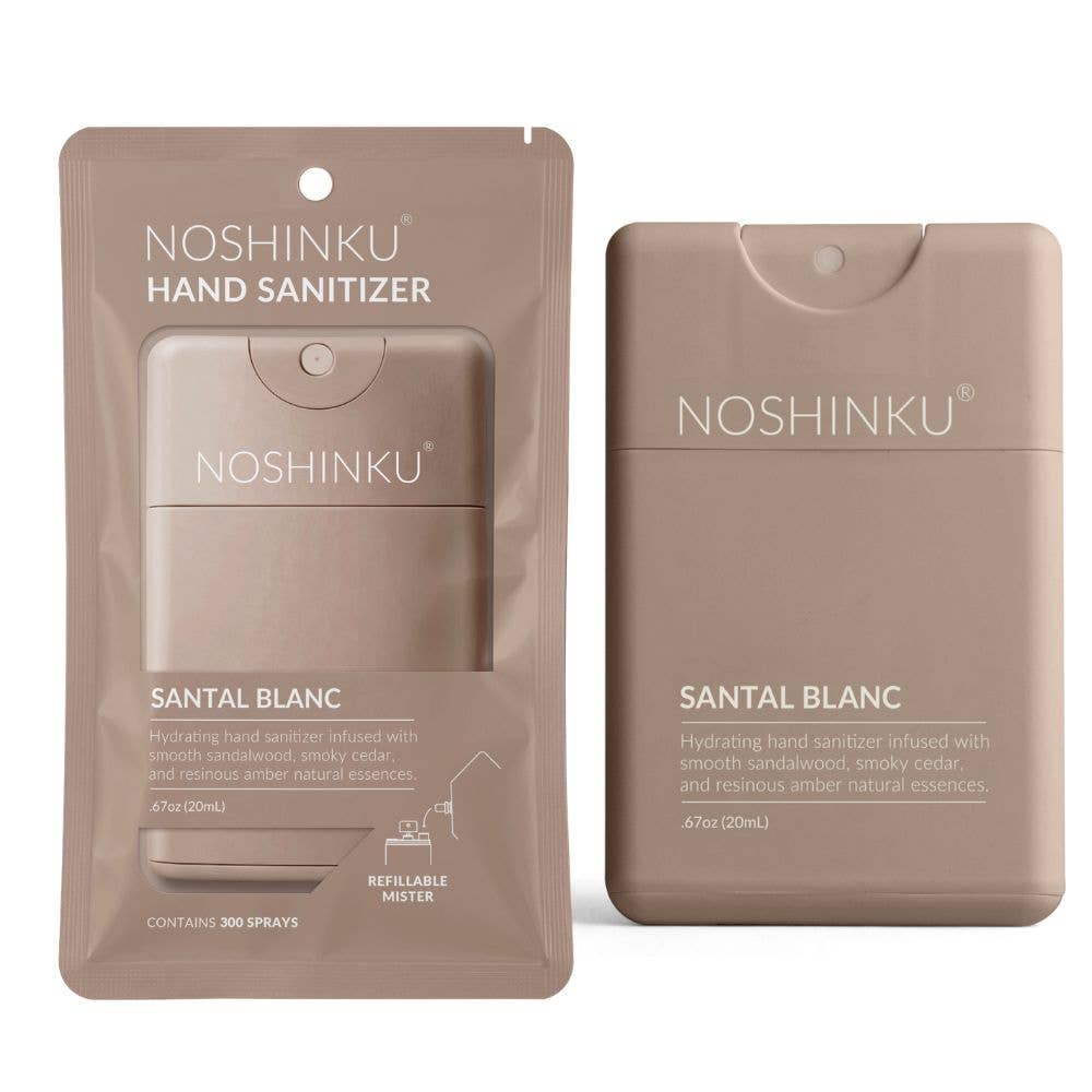 Refillable Santal Blanc Hydrating Pocket Hand Sanitizer