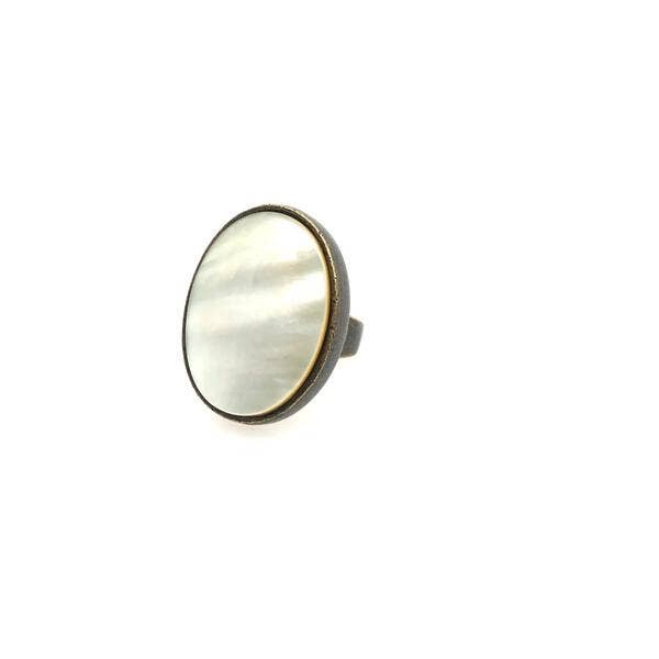 Single Oval Cabochon Ring