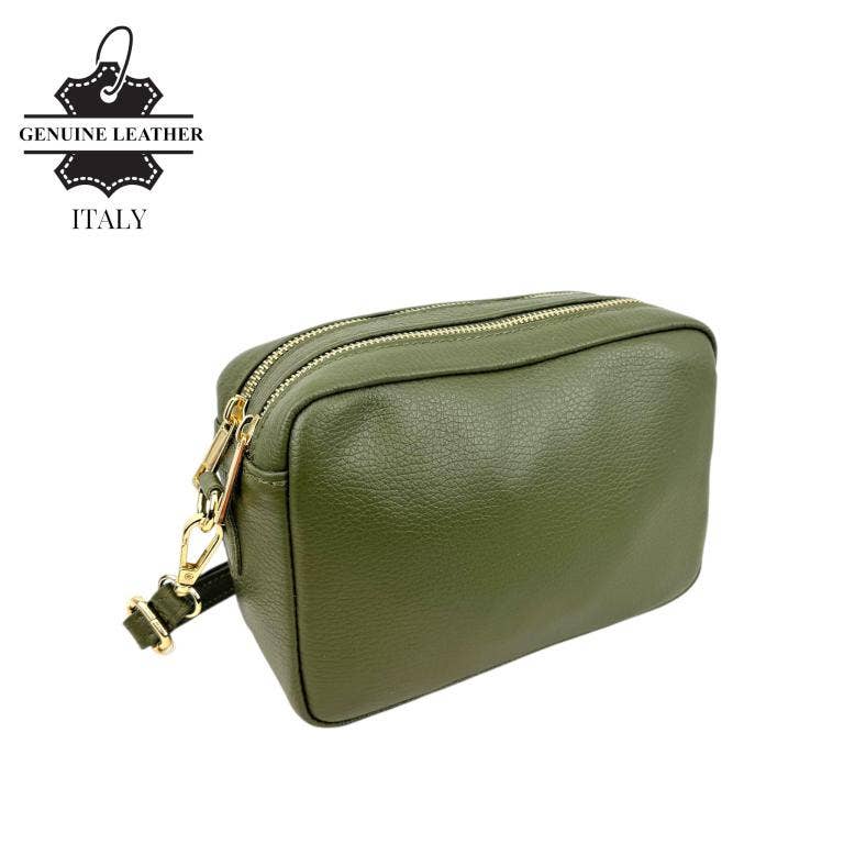 Grain Leather Shoulder Bag