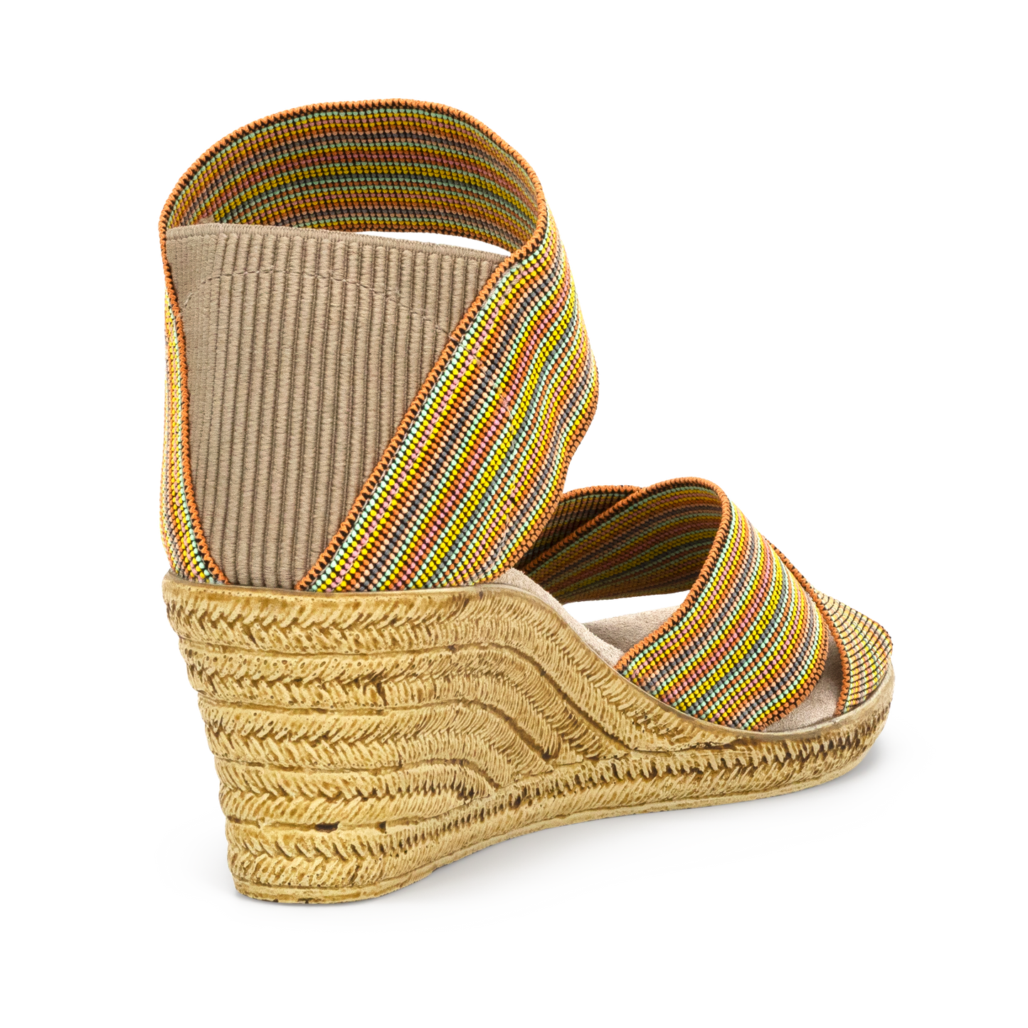 Cannon Espadrille Wedge | Peach Multi