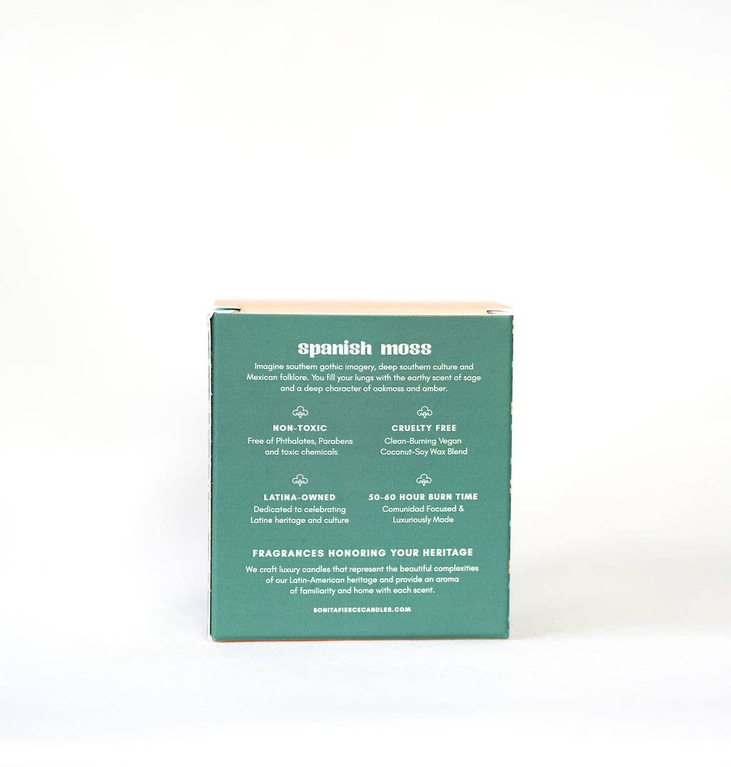 Spanish Moss Candle | Herbal Sage, Oakmoss & Amber Candle