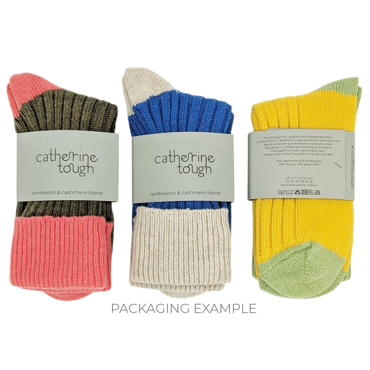 Cashmere Blend Ribbed Slouch Socks - 2026 Collection