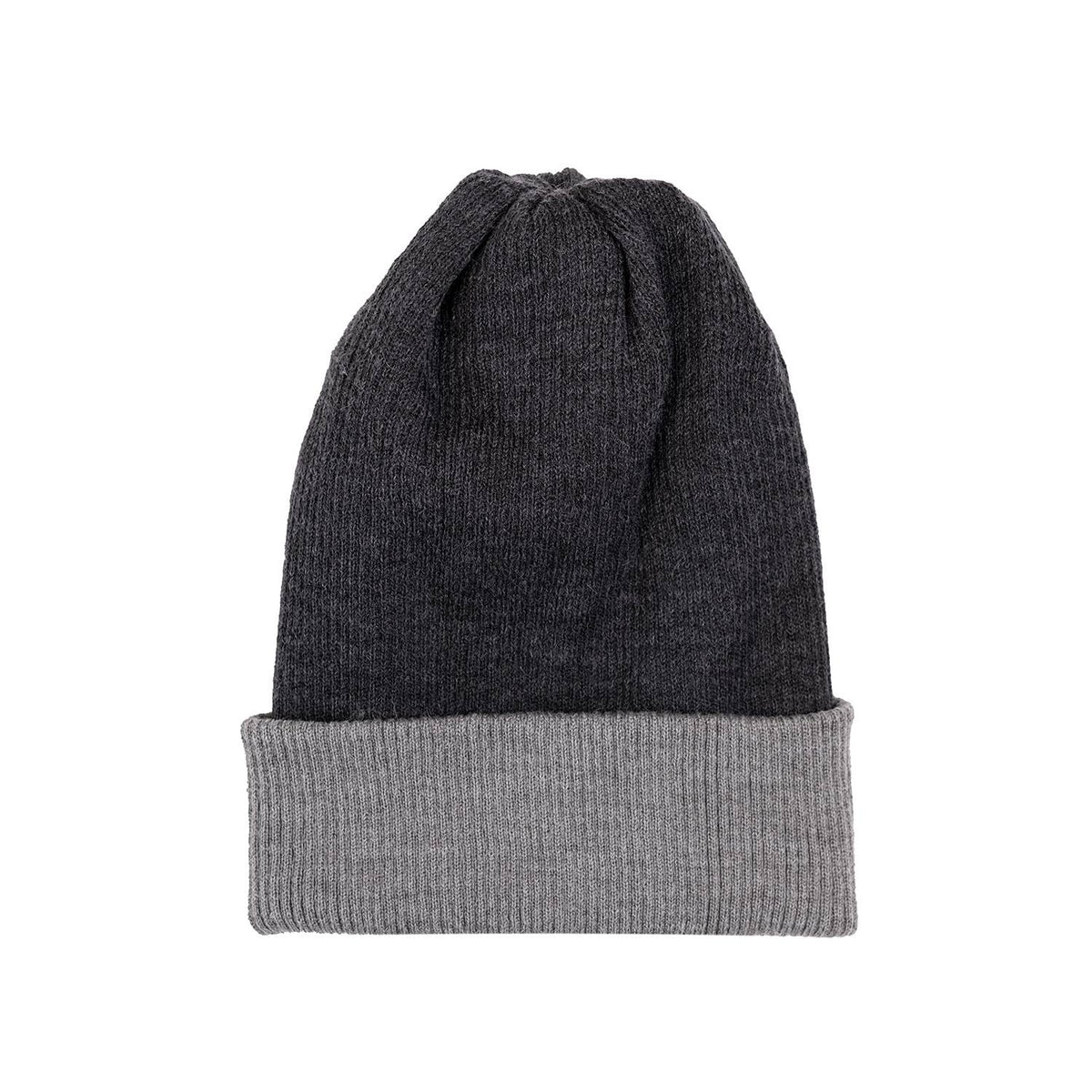 Beanie - Rev Rib - Charcoal