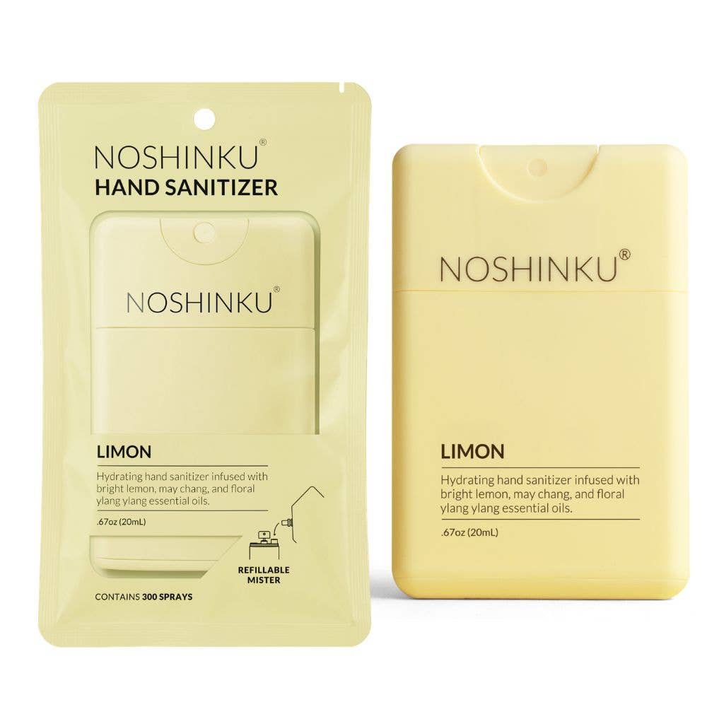 Refillable Lemon Ylang-Ylang Moisturizing Pocket Sanitizer