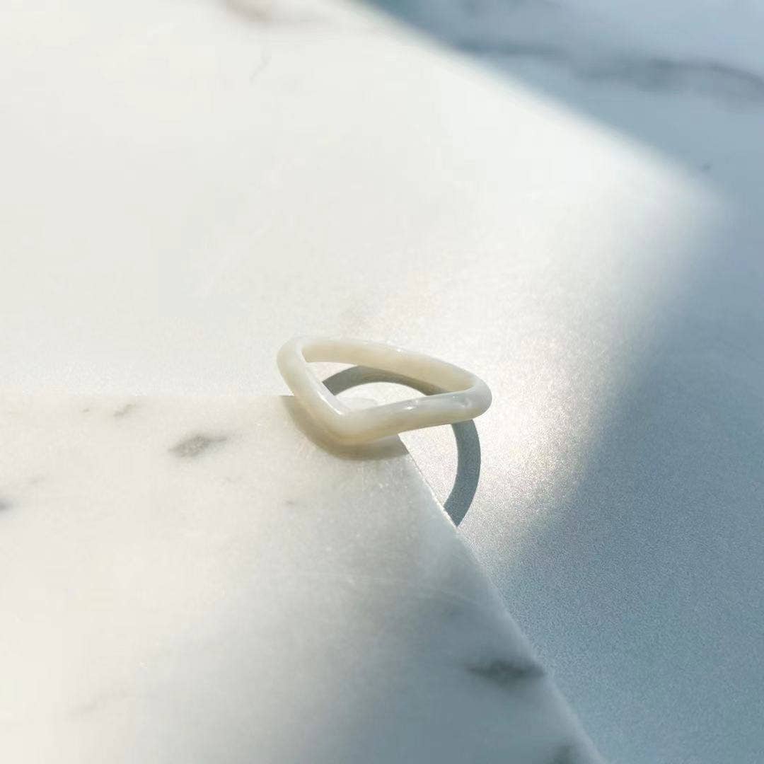 8 Pack - Stacking Heart Ring Collection